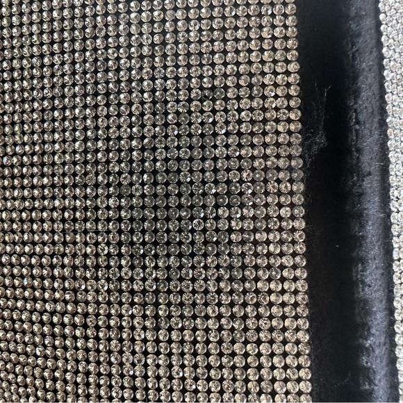 Shoe Dazzle Priya Flat Rhinestone Tall Faux Sherling Boots - Picture 7 of 10